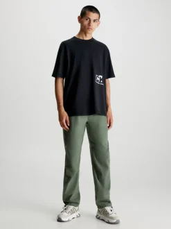 Calvin Klein Oversized Back Logo T-shirt 10 Calvin Klein Oversized Back Logo T-shirt -Calvin Cloth Shop J30J324021 BEH alternate3