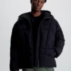 Calvin Klein Oversized CK Quilted Puffer Jacket -Calvin Cloth Shop J30J324055 BEH main