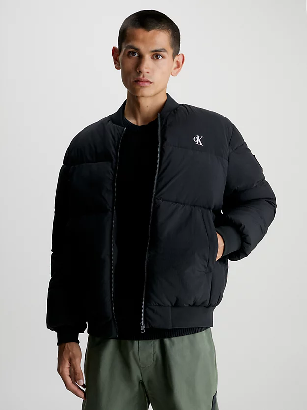 Calvin Klein Padded Bomber Jacket 3 Calvin Klein Padded Bomber Jacket