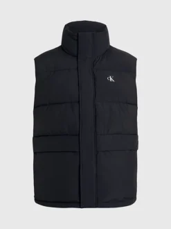 Calvin Klein Crinkle Nylon Puffer Gilet -Calvin Cloth Shop J30J324075 BEH alternate5