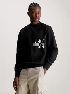 Calvin Klein Cotton Blend Fleece Sweatshirt