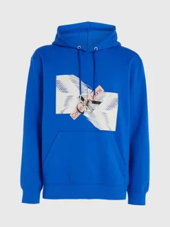 Calvin Klein Relaxed Logo Graphic Hoodie -Calvin Cloth Shop J30J324104 C6X alternate5