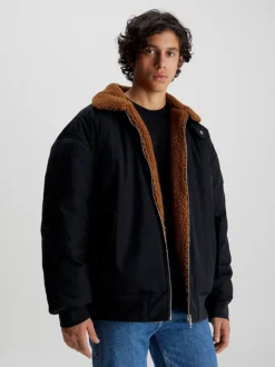 Calvin Klein Reversible Sherpa Bomber Jacket