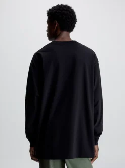 Calvin Klein Photo Print Long Sleeve T-shirt -Calvin Cloth Shop J30J324154 BEH alternate2