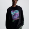 Calvin Klein Photo Print Long Sleeve T-shirt