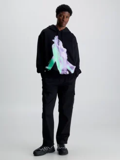 Calvin Klein Cotton Photo Print Hoodie 10 Calvin Klein Cotton Photo Print Hoodie -Calvin Cloth Shop J30J324309 BEH alternate3