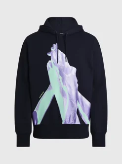 Calvin Klein Cotton Photo Print Hoodie 11 Calvin Klein Cotton Photo Print Hoodie -Calvin Cloth Shop J30J324309 BEH alternate4