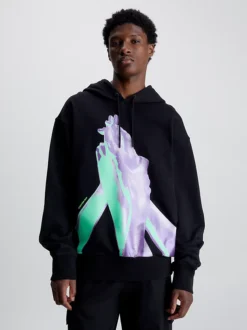 Calvin Klein Cotton Photo Print Hoodie