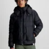 Calvin Klein Lightweight Logo Tape Puffer Jacket -Calvin Cloth Shop J30J324330 BEH main