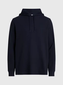 Calvin Klein Cotton Waffle Badge Hoodie 13 Calvin Klein Cotton Waffle Badge Hoodie -Calvin Cloth Shop J30J324338 BEH alternate5