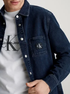 Calvin Klein Relaxed Denim Shirt -Calvin Cloth Shop J30J324451 1BJ alternate2