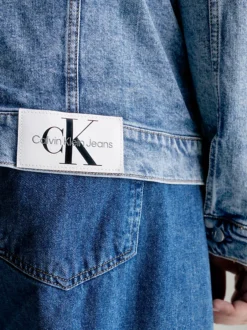 Calvin Klein Plus Size 90's Denim Jacket -Calvin Cloth Shop J30J324529 1A4 alternate2