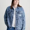 Calvin Klein Plus Size 90's Denim Jacket 2 Calvin Klein Plus Size 90's Denim Jacket -Calvin Cloth Shop J30J324529 1A4 main
