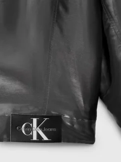 Calvin Klein Relaxed Metallic Trucker Jacket -Calvin Cloth Shop J30J324701 0GK alternate7