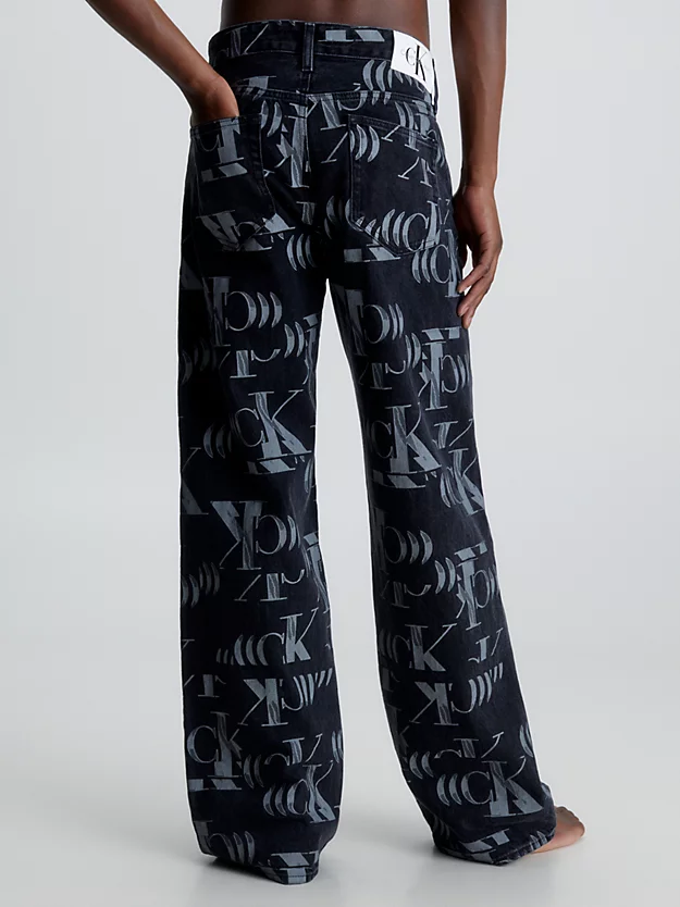 Calvin Klein 90's Loose All-Over Logo Jeans 4 Calvin Klein 90's Loose All-Over Logo Jeans - Image 2