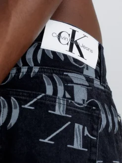 Calvin Klein 90's Loose All-Over Logo Jeans 9 Calvin Klein 90's Loose All-Over Logo Jeans -Calvin Cloth Shop J30J324734 1BY alternate2