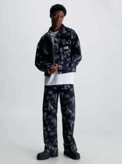 Calvin Klein 90's Loose All-Over Logo Jeans 10 Calvin Klein 90's Loose All-Over Logo Jeans -Calvin Cloth Shop J30J324734 1BY alternate3