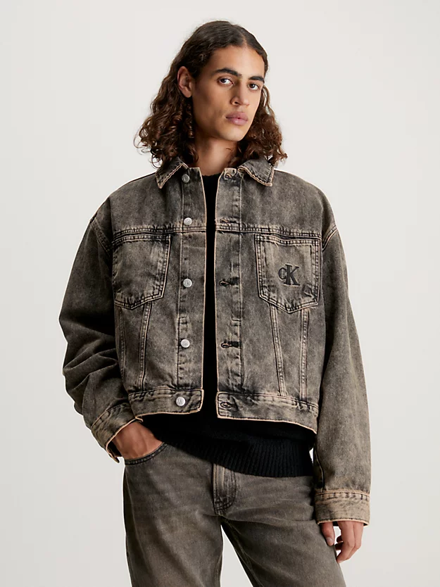 Calvin Klein Unisex Boxy Denim Jacket 4 Calvin Klein Unisex Boxy Denim Jacket - Image 2