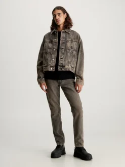 Calvin Klein Unisex Boxy Denim Jacket 18 Calvin Klein Unisex Boxy Denim Jacket -Calvin Cloth Shop J40J400330 1A4 alternate7