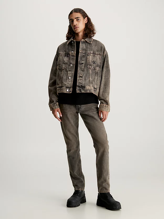 Calvin Klein Unisex Boxy Denim Jacket 10 Calvin Klein Unisex Boxy Denim Jacket - Image 8