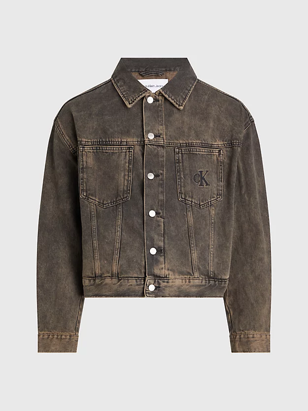 Calvin Klein Unisex Boxy Denim Jacket 11 Calvin Klein Unisex Boxy Denim Jacket - Image 9