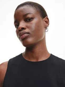 Calvin Klein Earrings - Minimal Linear -Calvin Cloth Shop JF35000163 000 alternate2