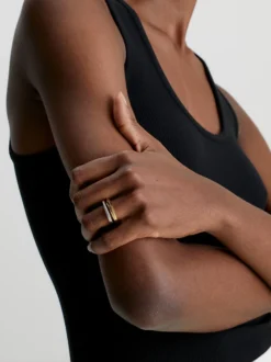 Calvin Klein Ring - Twisted Ring -Calvin Cloth Shop JF35000330 000 alternate2