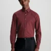 Calvin Klein Slim Poplin Dress Shirt -Calvin Cloth Shop K10K108229 XUU main