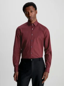 Calvin Klein Slim Poplin Dress Shirt