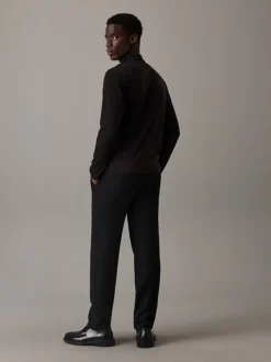 Calvin Klein Long Sleeve Mock Neck Top -Calvin Cloth Shop K10K110179 BEH alternate3