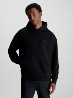 Calvin Klein Cotton Micro Logo Hoodie