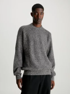 Calvin Klein Wool Blend Rib-Knit Jumper