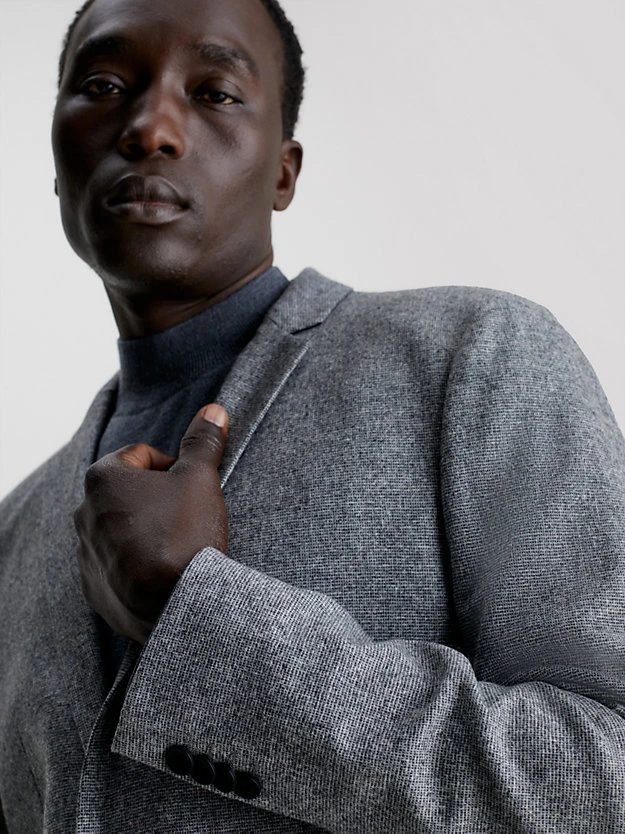 Calvin Klein Slim Flannel Blazer 5 Calvin Klein Slim Flannel Blazer - Image 3