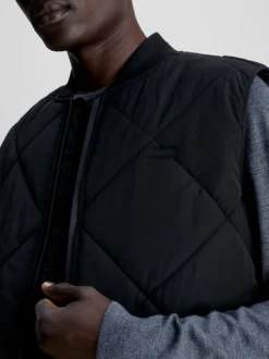 Calvin Klein Quilted Twill Gilet -Calvin Cloth Shop K10K111878 BEH alternate2