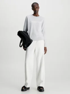 Calvin Klein Logo Sweatshirt -Calvin Cloth Shop K20K202157 P6Q alternate3