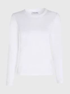 Calvin Klein Smooth Long Sleeve T-shirt -Calvin Cloth Shop K20K205337 YAF alternate5