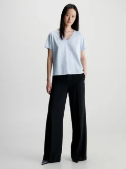 Calvin Klein V-neck T-shirt -Calvin Cloth Shop K20K205338 CAY alternate4