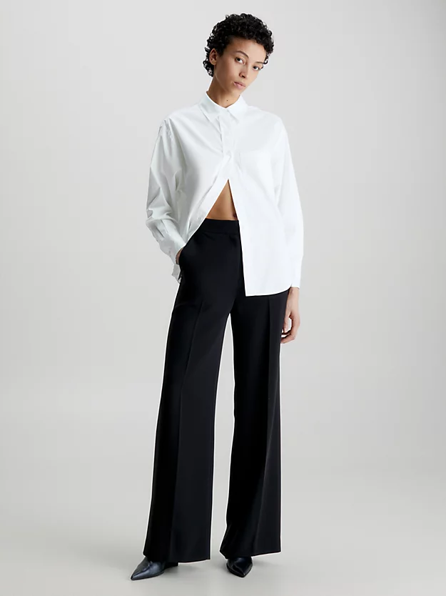 Calvin Klein Relaxed Cotton Satin Shirt 7 Calvin Klein Relaxed Cotton Satin Shirt - Image 5