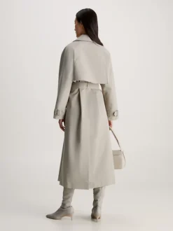 Calvin Klein Oversized Bonded Trench Coat -Calvin Cloth Shop K20K205939 AEK alternate2