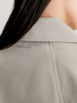 Calvin Klein Oversized Bonded Trench Coat -Calvin Cloth Shop K20K205939 AEK alternate4