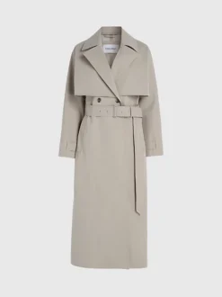 Calvin Klein Oversized Bonded Trench Coat -Calvin Cloth Shop K20K205939 AEK alternate5