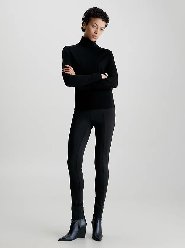 Calvin Klein Slim Merino Roll Neck Jumper 6 Calvin Klein Slim Merino Roll Neck Jumper - Image 4