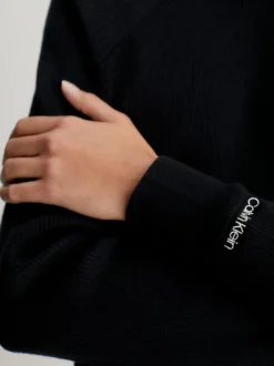 Calvin Klein Relaxed Mock Neck Jumper -Calvin Cloth Shop K20K206020 BEH alternate3