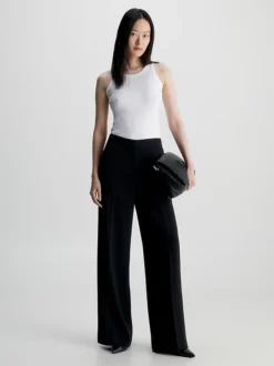 Calvin Klein Slim Ribbed Tank Top -Calvin Cloth Shop K20K206039 YAF alternate4