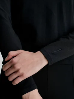 Calvin Klein Slim Modal Mock Neck Top -Calvin Cloth Shop K20K206067 BEH alternate3