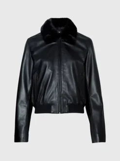 Calvin Klein Leather Jacket -Calvin Cloth Shop K20K206079 BEH alternate5