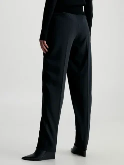 Calvin Klein Straight Structured Twill Trousers -Calvin Cloth Shop K20K206134 BEH alternate2