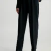 Calvin Klein Straight Structured Twill Trousers