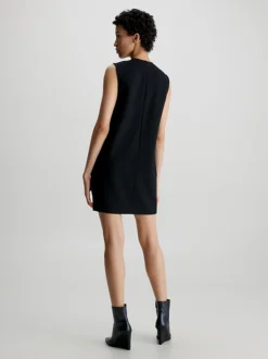 Calvin Klein Relaxed Sleeveless Shirt Dress -Calvin Cloth Shop K20K206261 BEH alternate2