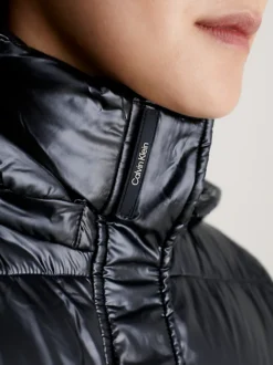 Calvin Klein Slim Padded Drawstring Coat -Calvin Cloth Shop K20K206270 BEH alternate3